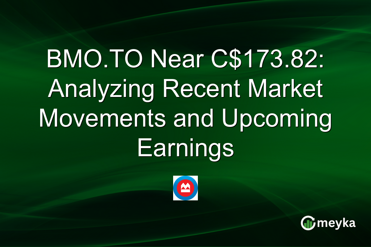 BMO.TO Near C$173.82: Analyzing Recent Market Movements and Upcoming Earnings
