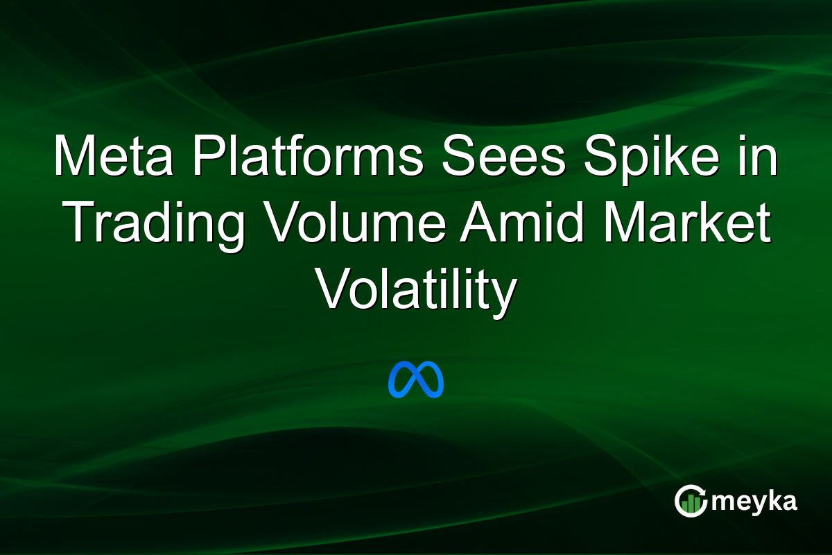 Meta Platforms Sees Spike in Trading Volume Amid Market Volatility