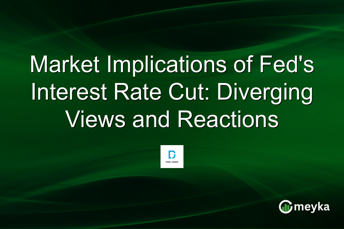 Market Implications of Fed's Interest Rate Cut: Diverging Views and Reactions