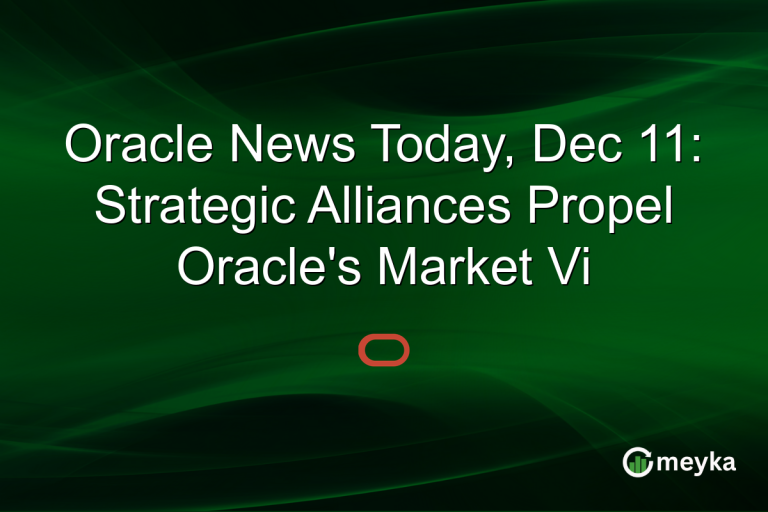 Oracle News Today, Dec 11: Strategic Alliances Propel Oracle's Market Vi