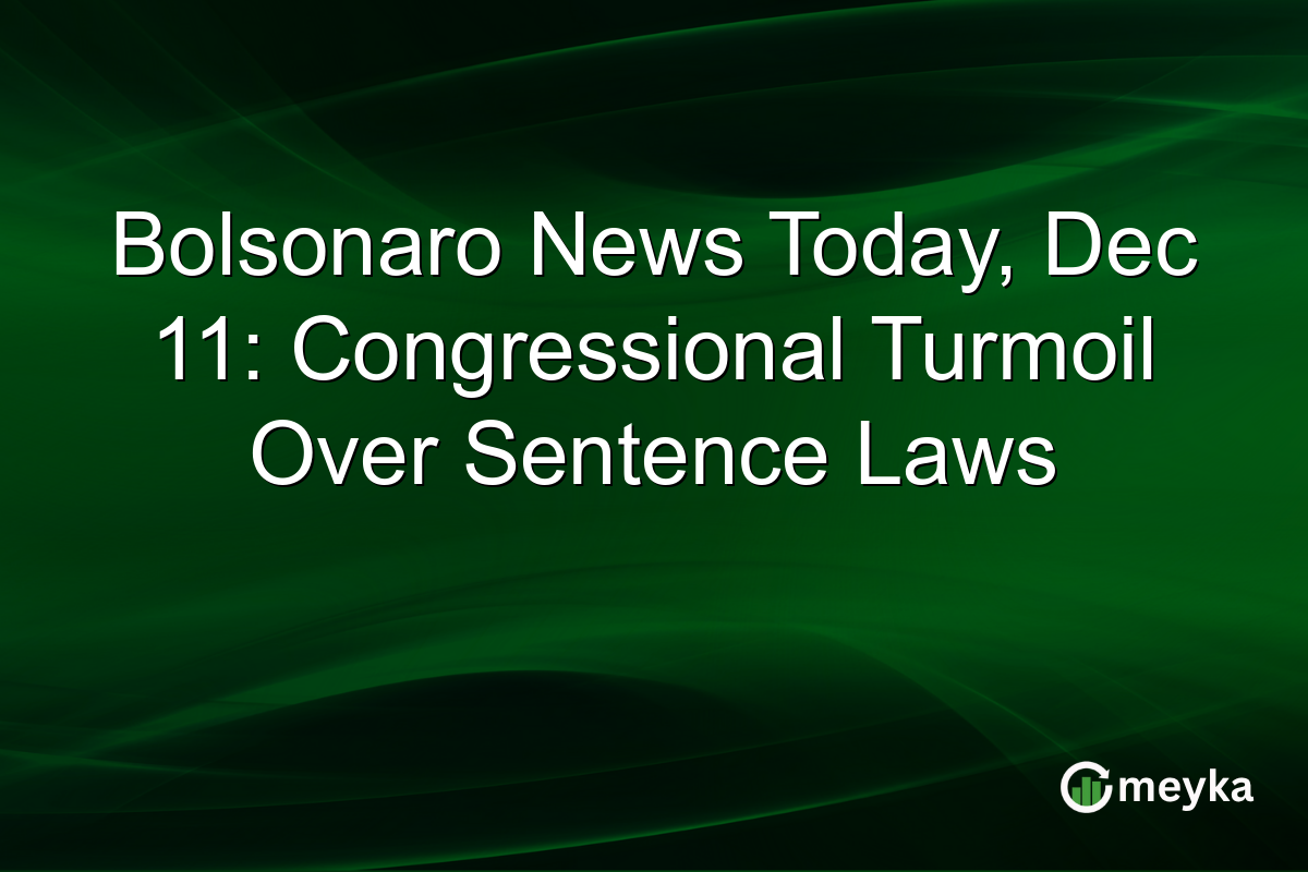 Bolsonaro News Today, Dec 11: Congressional Turmoil Over Sentence Laws