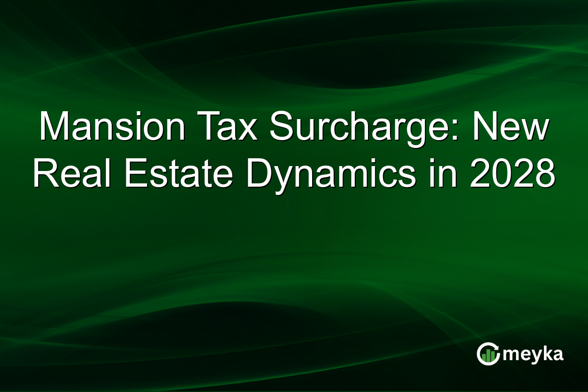 Mansion Tax Surcharge: New Real Estate Dynamics in 2028
