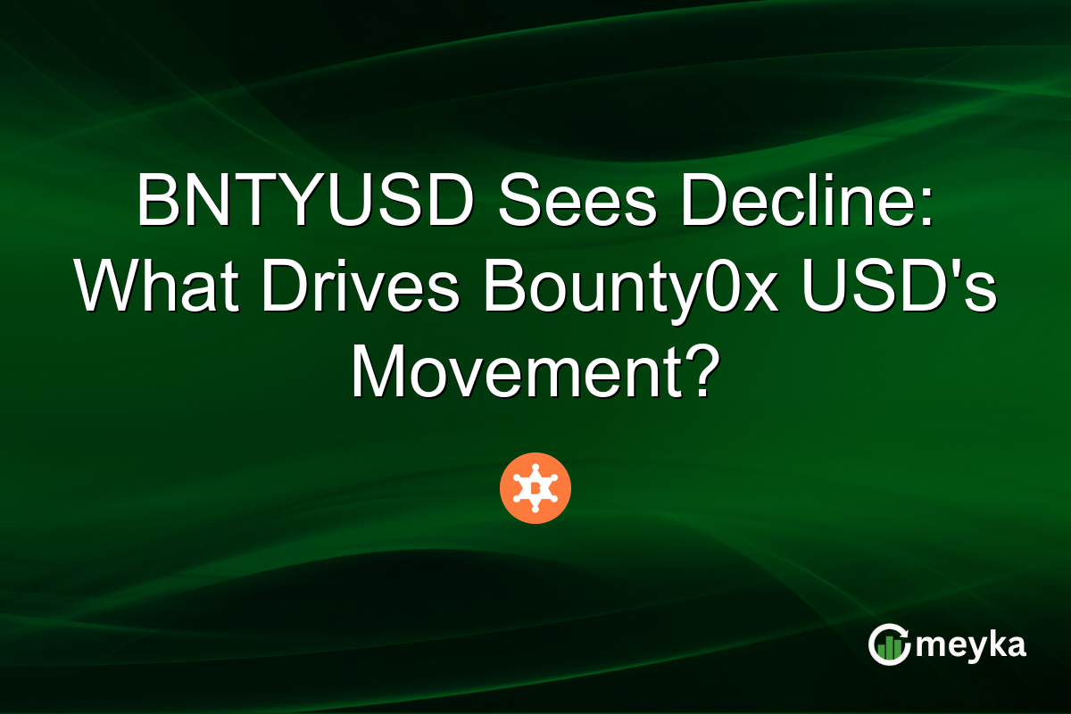 BNTYUSD Sees Decline: What Drives Bounty0x USD's Movement?