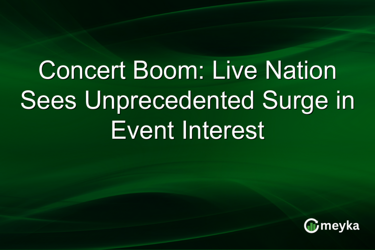 Concert Boom: Live Nation Sees Unprecedented Surge in Event Interest