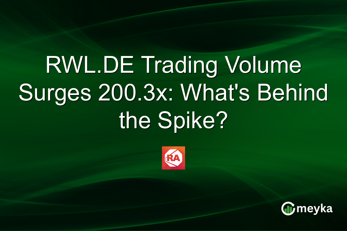 RWL.DE Trading Volume Surges 200.3x: What's Behind the Spike?