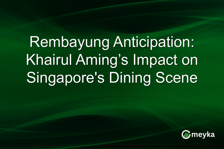 Rembayung Anticipation: Khairul Aming’s Impact on Singapore's Dining Scene
