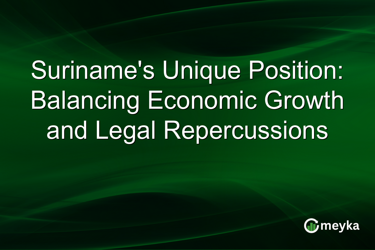Suriname's Unique Position: Balancing Economic Growth and Legal Repercussions