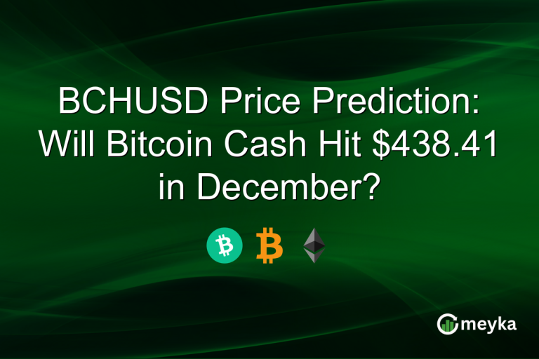 BCHUSD Price Prediction: Will Bitcoin Cash Hit $438.41 in December?