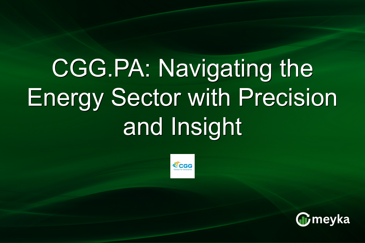 CGG.PA: Navigating the Energy Sector with Precision and Insight