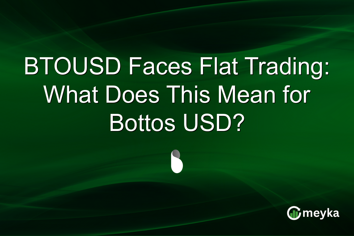 BTOUSD Faces Flat Trading: What Does This Mean for Bottos USD?