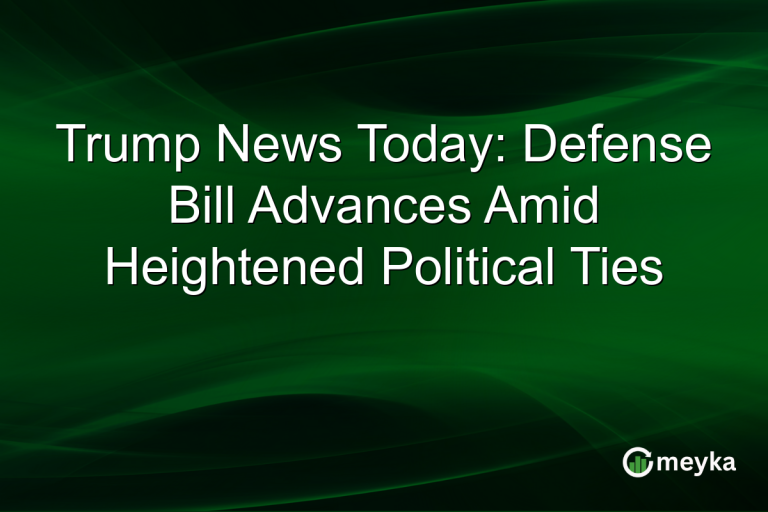 Trump News Today: Defense Bill Advances Amid Heightened Political Ties