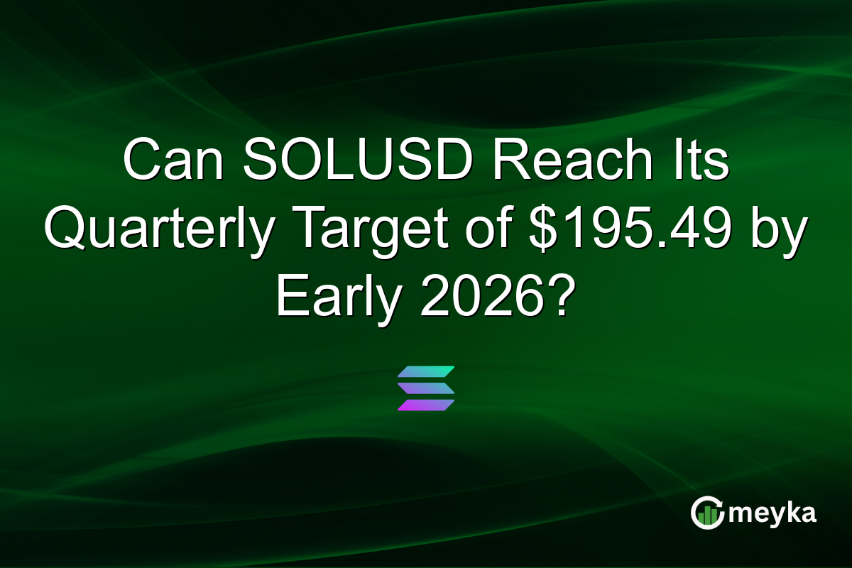 Can SOLUSD Reach Its Quarterly Target of $195.49 by Early 2026?