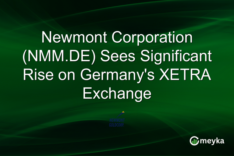 Newmont Corporation (NMM.DE) Sees Significant Rise on Germany's XETRA Exchange
