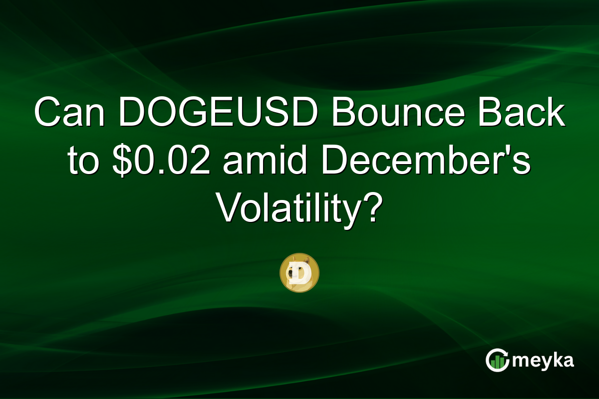 Can DOGEUSD Bounce Back to $0.02 amid December's Volatility?