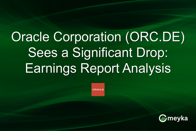 Oracle Corporation (ORC.DE) Sees a Significant Drop: Earnings Report Analysis