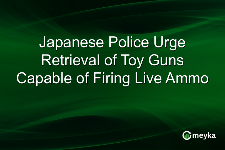 Japanese Police Urge Retrieval of Toy Guns Capable of Firing Live Ammo