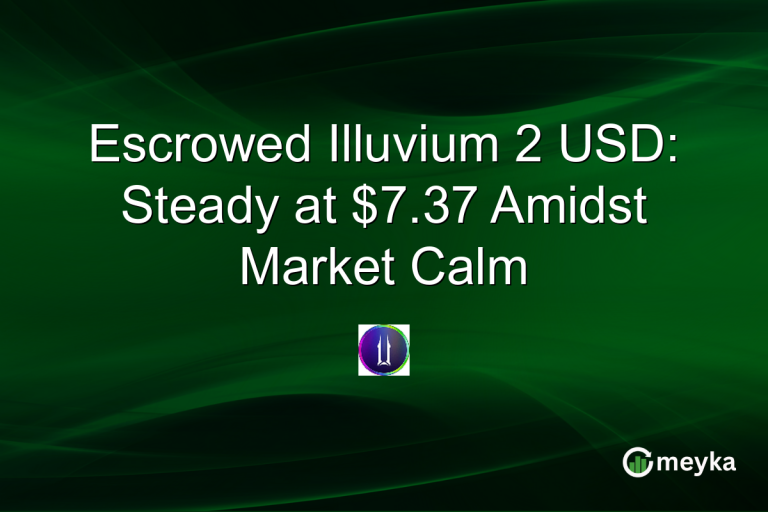 Escrowed Illuvium 2 USD: Steady at $7.37 Amidst Market Calm