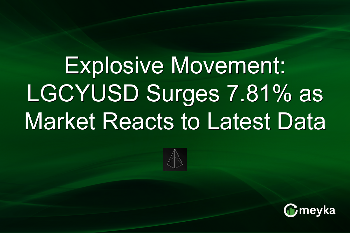 Explosive Movement: LGCYUSD Surges 7.81% as Market Reacts to Latest Data