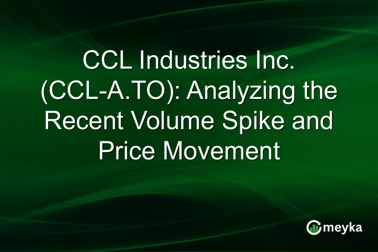 CCL Industries Inc. (CCL-A.TO): Analyzing the Recent Volume Spike and Price Movement