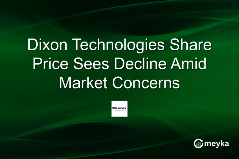 Dixon Technologies Share Price Sees Decline Amid Market Concerns