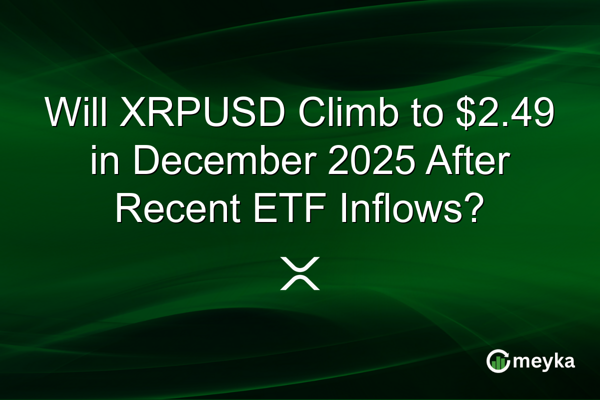 Will XRPUSD Climb to $2.49 in December 2025 After Recent ETF Inflows?
