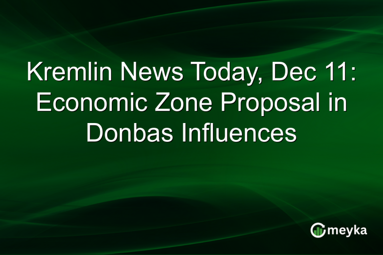Kremlin News Today, Dec 11: Economic Zone Proposal in Donbas Influences