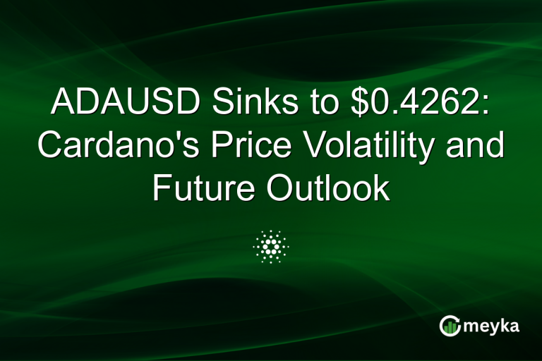 ADAUSD Sinks to $0.4262: Cardano's Price Volatility and Future Outlook