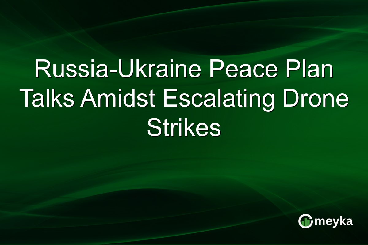 Russia-Ukraine Peace Plan Talks Amidst Escalating Drone Strikes