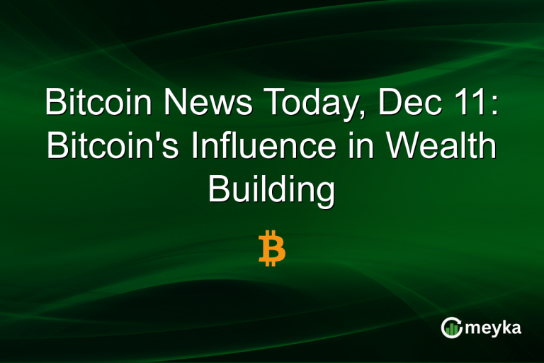 Bitcoin News Today, Dec 11: Bitcoin's Influence in Wealth Building