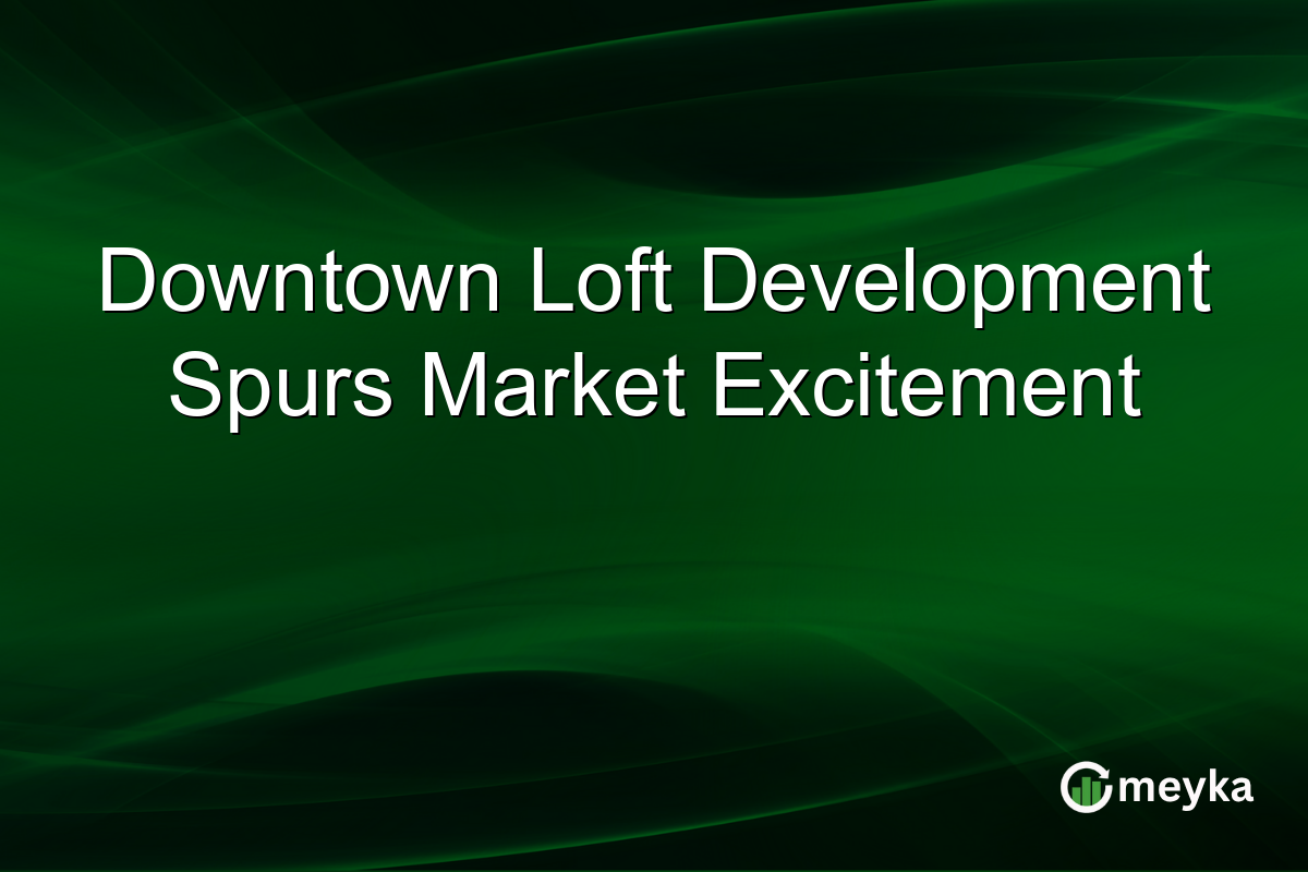 Downtown Loft Development Spurs Market Excitement