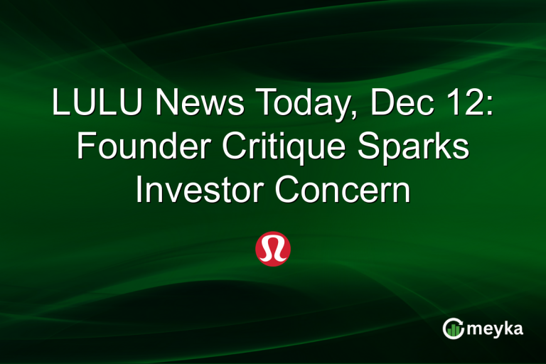 LULU News Today, Dec 12: Founder Critique Sparks Investor Concern