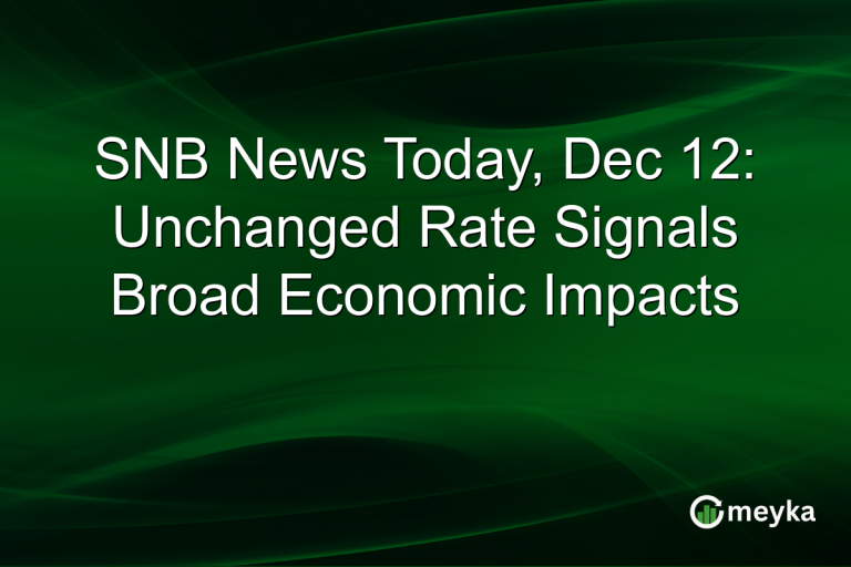 SNB News Today, Dec 12: Unchanged Rate Signals Broad Economic Impacts