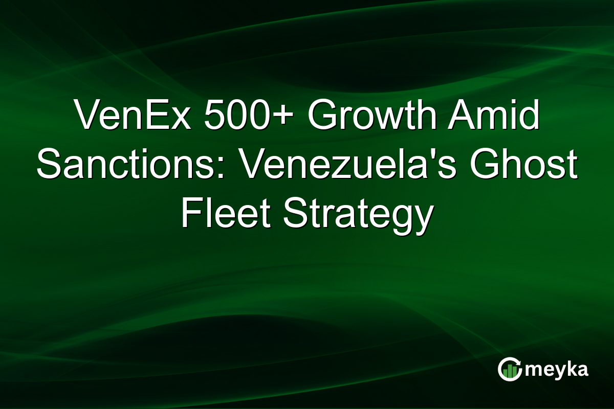 VenEx 500+ Growth Amid Sanctions: Venezuela's Ghost Fleet Strategy