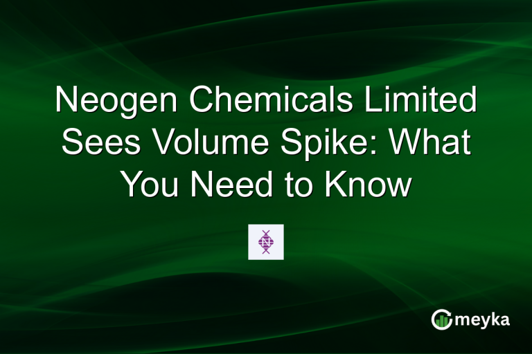 Neogen Chemicals Limited Sees Volume Spike: What You Need to Know