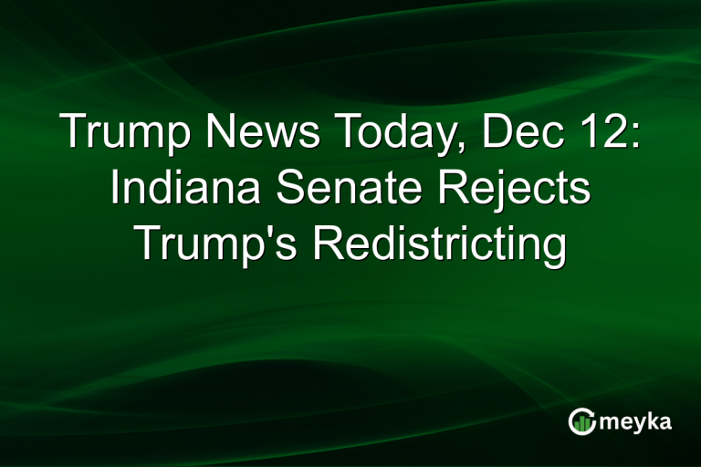 Trump News Today, Dec 12: Indiana Senate Rejects Trump's Redistricting