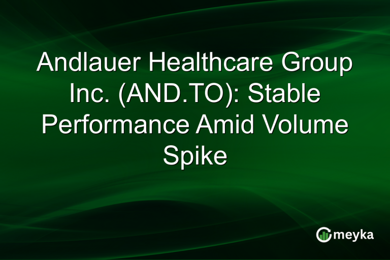 Andlauer Healthcare Group Inc. (AND.TO): Stable Performance Amid Volume Spike