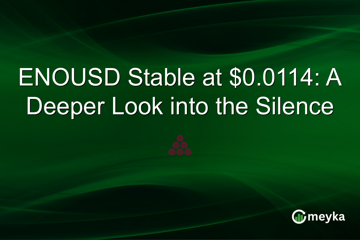 ENOUSD Stable at $0.0114: A Deeper Look into the Silence