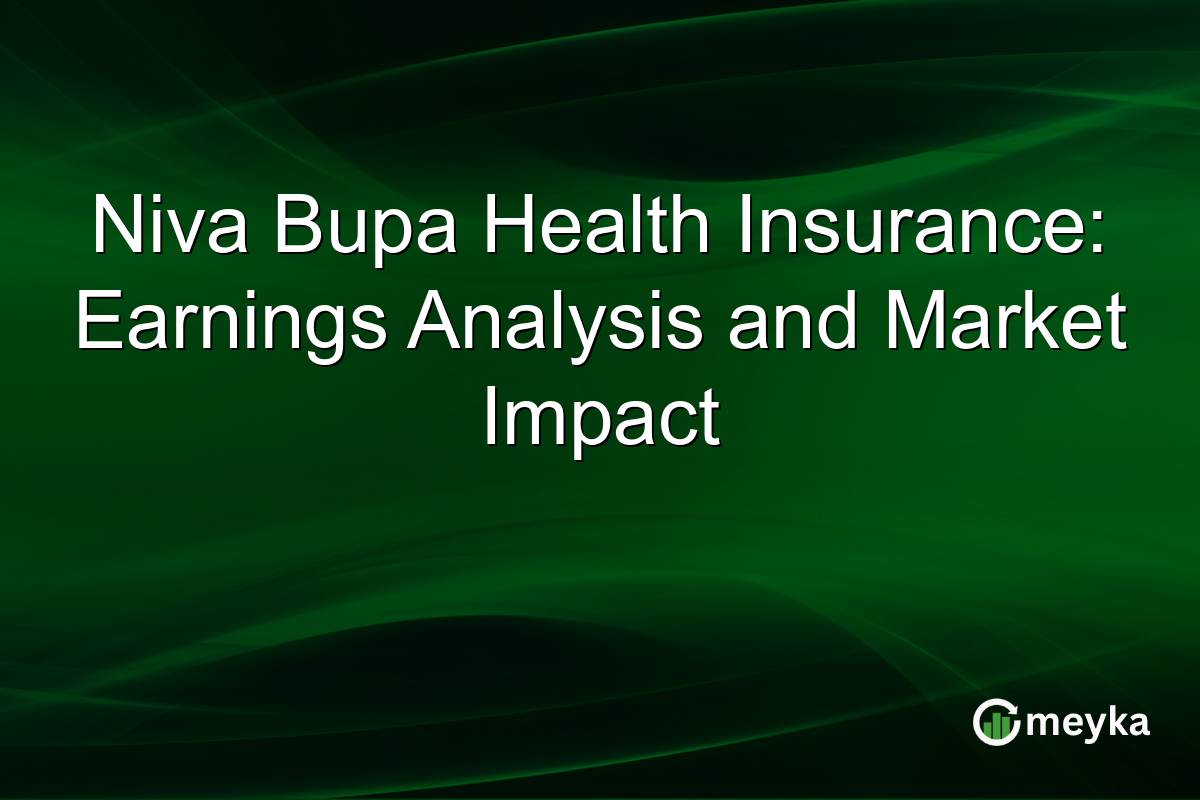 Niva Bupa Health Insurance: Earnings Analysis and Market Impact