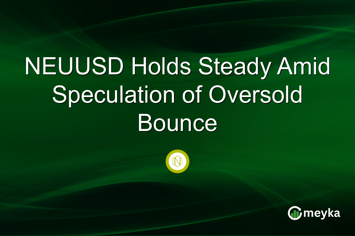 NEUUSD Holds Steady Amid Speculation of Oversold Bounce