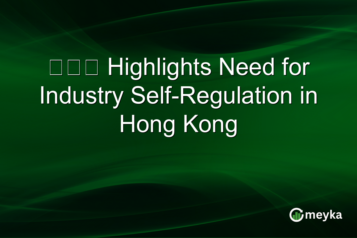 林哲玄 Highlights Need for Industry Self-Regulation in Hong Kong