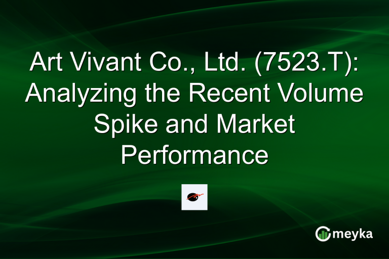 Art Vivant Co., Ltd. (7523.T): Analyzing the Recent Volume Spike and Market Performance
