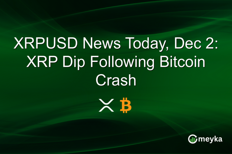 XRPUSD News Today, Dec 2: XRP Dip Following Bitcoin Crash
