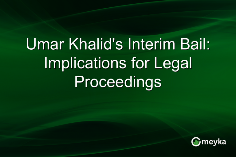 Umar Khalid's Interim Bail: Implications for Legal Proceedings