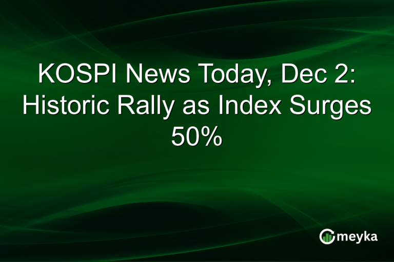 KOSPI News Today, Dec 2: Historic Rally as Index Surges 50%