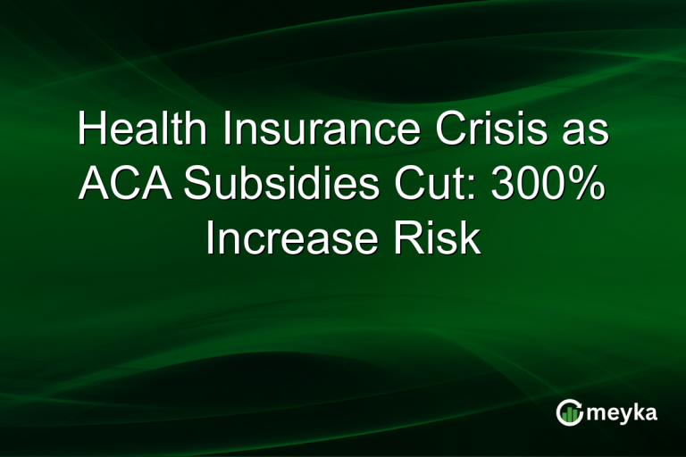 Health Insurance Crisis as ACA Subsidies Cut: 300% Increase Risk
