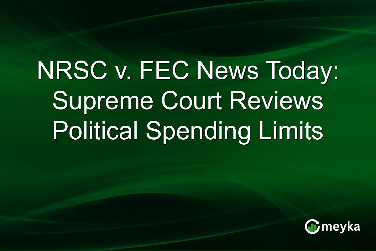 NRSC v. FEC News Today: Supreme Court Reviews Political Spending Limits