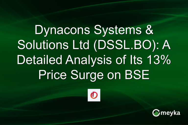 Dynacons Systems & Solutions Ltd (DSSL.BO): A Detailed Analysis of Its 13% Price Surge on BSE