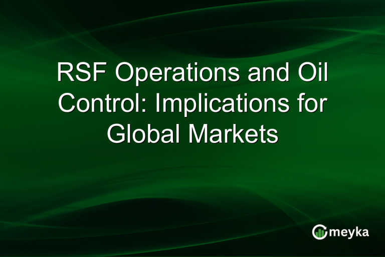 RSF Operations and Oil Control: Implications for Global Markets