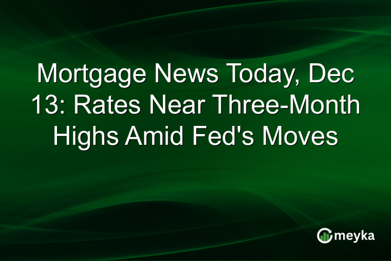 Mortgage News Today, Dec 13: Rates Near Three-Month Highs Amid Fed's Moves