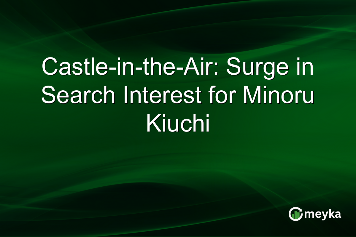 Castle-in-the-Air: Surge in Search Interest for Minoru Kiuchi